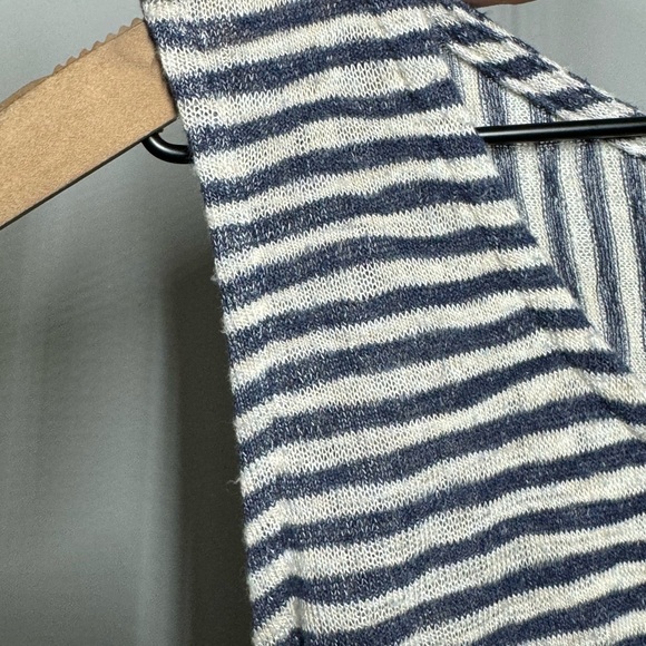 W5 striped tunic length tank top lightweight knit material boho flowy XL - Picture 6 of 9